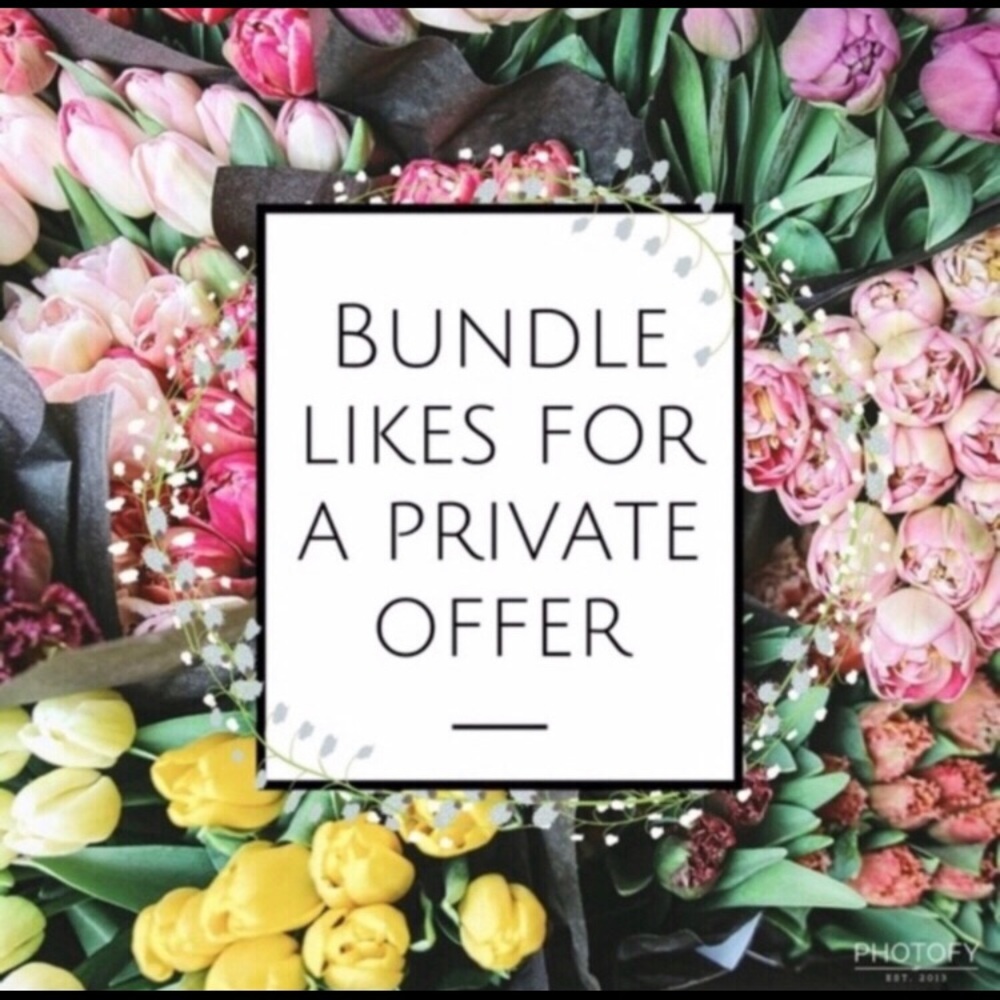 Bundle Your Likes❤️ For a Special Offer!!!